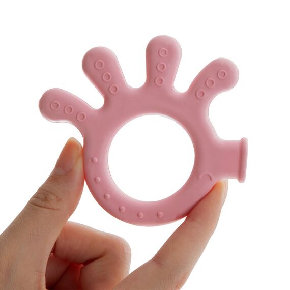 BabyJem Baby Teether Octopus, Color: pink, 3 image