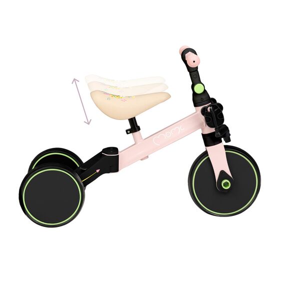 MoMi Loris 4in1 Ride-On Bike, Color: pink, 2 image