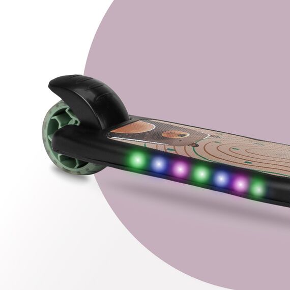 MoMi Kiuru 2-in-1 Scooter and Ride-On, Color: Black, 5 image