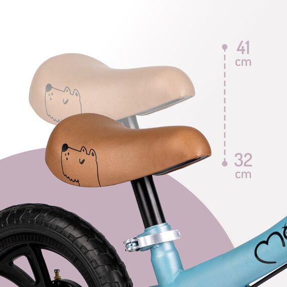 MoMi Breki Balance Bike with Brake 12 Inch, Color: Blue, 4 image