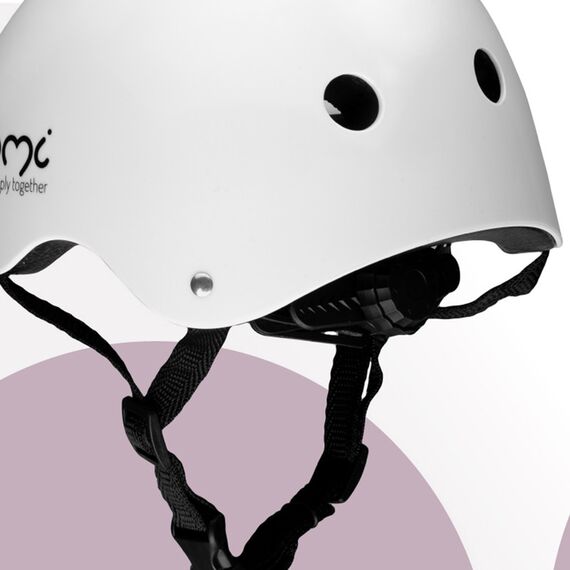 MoMi Mimi Kids Helmet, Color: White, 3 image
