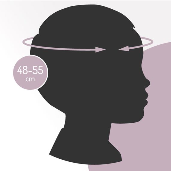 MoMi Mimi Kids Helmet, Color: White, 5 image