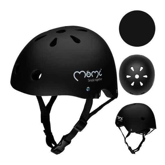 MoMi Mimi Kids Helmet, Color: Black