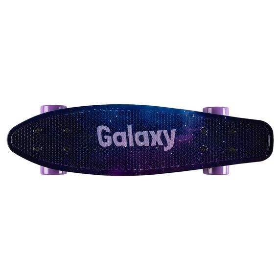 MoMi Qkids Galaxy Skateboard, Color: Purple, 3 image
