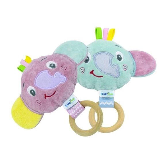 Babyjem Small Elephant Toy 0+ Months, Color: Green, 3 image
