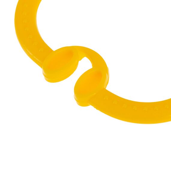 BabyJem Rattle Stroller Ring Oval, Color: yellow, 5 image