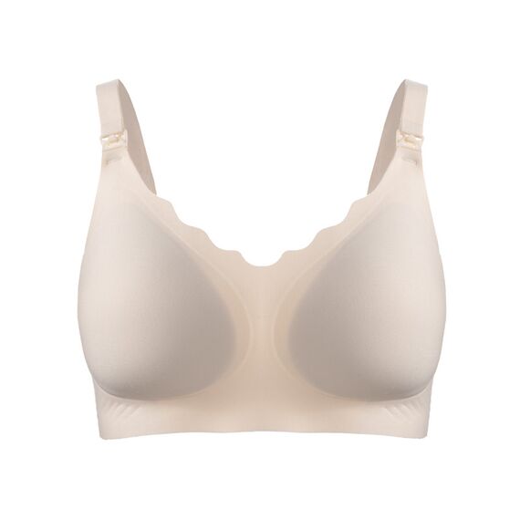 Okus Water Touch Seamless Maternity & Nursing Bra, Color: Beige, Maternity Size: XL