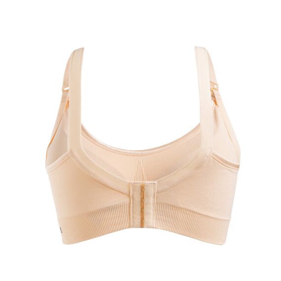 Okus Original Full Cup Maternity & Nursing Bra, Color: Beige, Maternity Size: L, 3 image