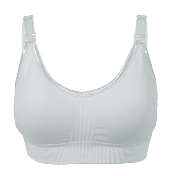 Okus Original Full Cup Maternity & Nursing Bra, Color: Light Grey, Maternity Size: M