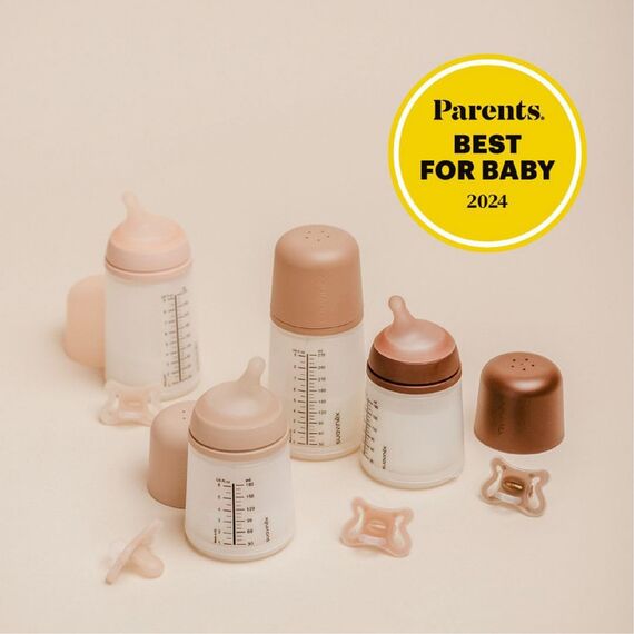 Suavinex Zero Zero Anti-Colic Baby Bottle Medium Flow 270 ml 2 Pcs, Color: Fair, 9 image