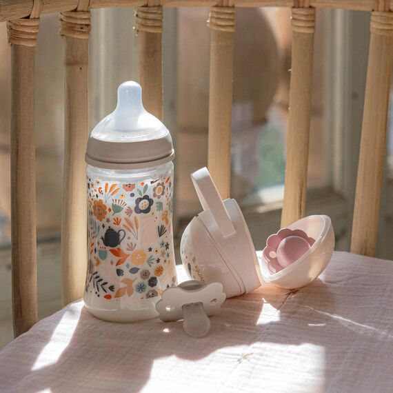 Suavinex Wonderland Duo Pacifier Holder 2 Pacifiers, Color: Beige, 5 image