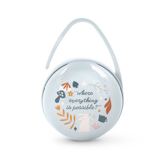 Suavinex Wonderland Duo Pacifier Holder 2 Pacifiers, Color: Blue