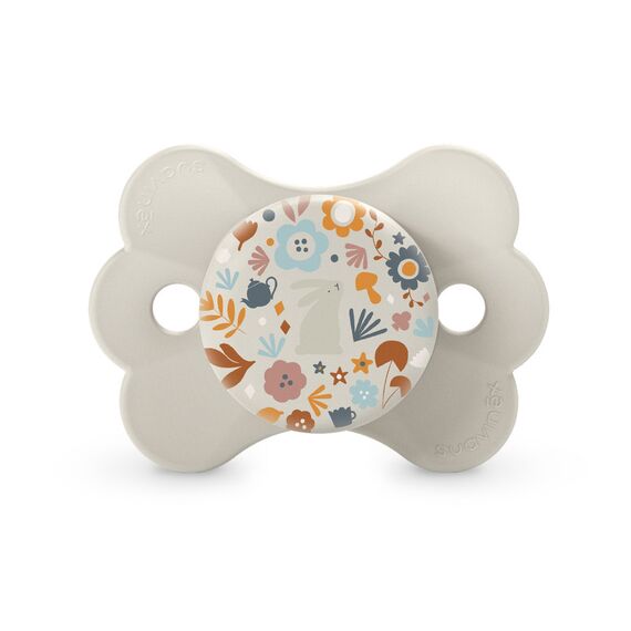 Suavinex SX Pro Ultra Soft Butterfly Pacifier 0–6 Months, Color: Beige