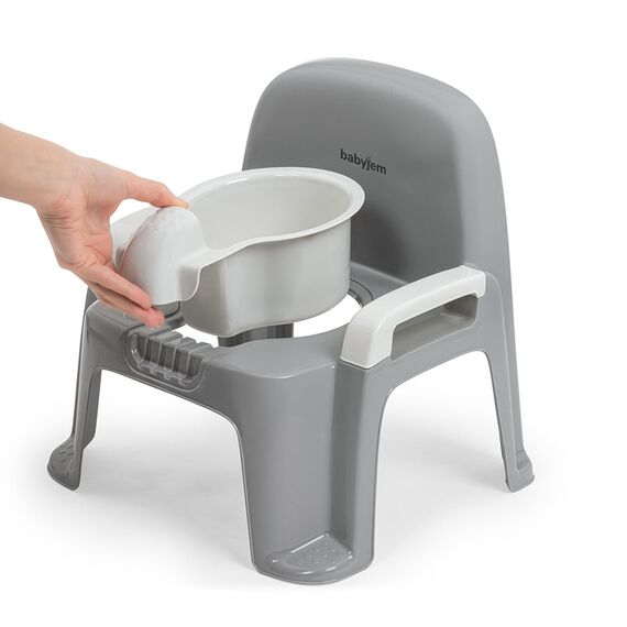 Babyjem Baby Potty, Color: Grey, 4 image