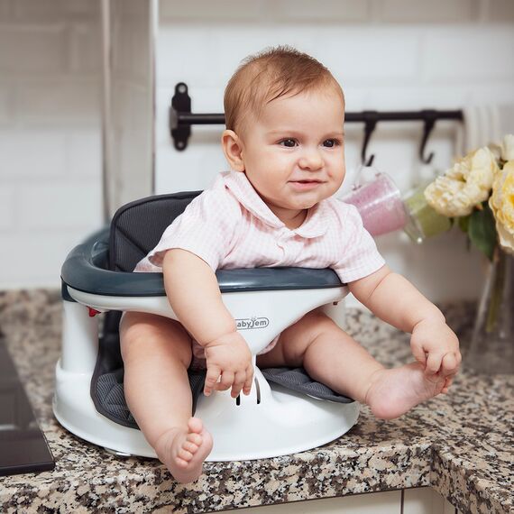 Babyjem Anti-Slip Baby Bath & Sleeping Seat, Color: Grey, 2 image