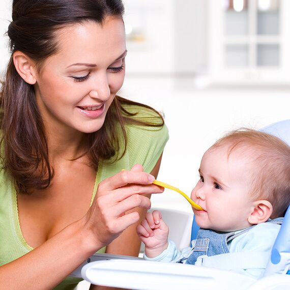 Babyjem Baby Food Spoon 2 Pcs, Color: Green & Yellow, 2 image