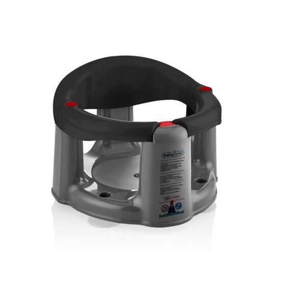 Babyjem Anti-Slip Baby Bath & Feeding Seat 6+ Months, Color: Grey & Black, 2 image