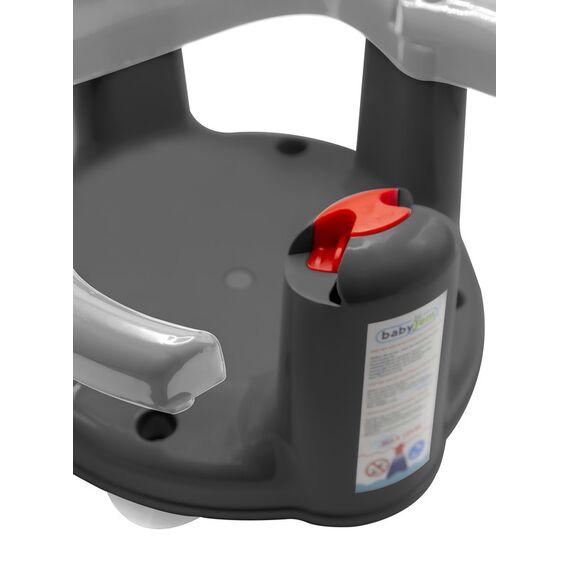 Babyjem Anti-Slip Baby Bath & Feeding Seat 6+ Months, Color: Grey & Turquoise, 4 image