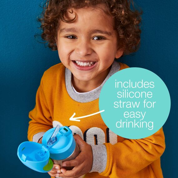 B.Box 350ml Insulated Drink Bottle, Color: Lilac Pop, 4 image