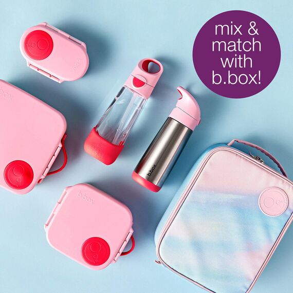 B.Box 600ml Tritan Drink Bottle, Color: Strawberry Shake, 5 image