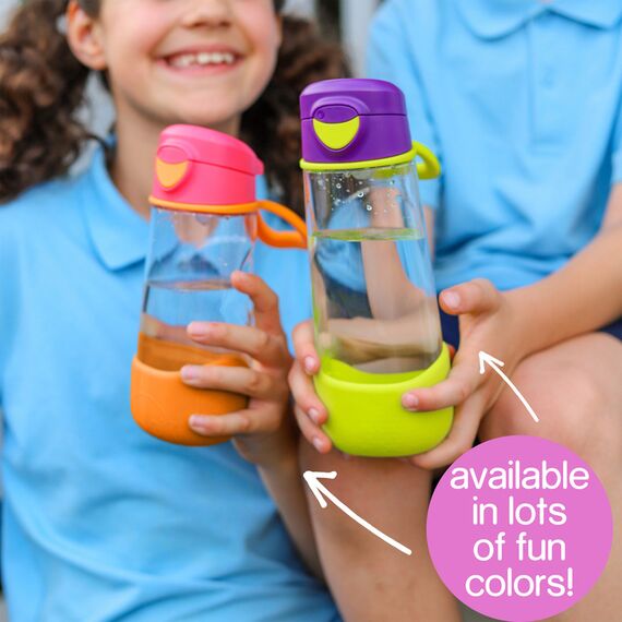 B.Box 600ml Sport Spout Drink & Water Bottle, Color: Indigo Rose, 6 image