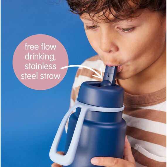 B.Box 1L Insulated Flip Top Bottle, Color: pink, 8 image