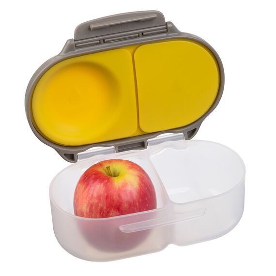 B.Box Mini Bento Snackbox – 2 Compartments, Color: Brown, 3 image