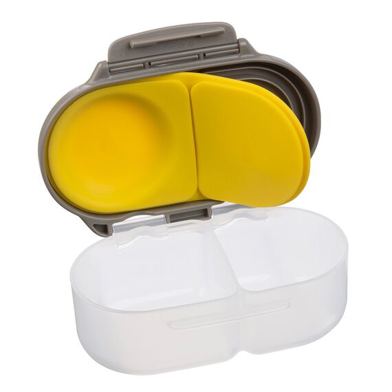 B.Box Mini Bento Snackbox – 2 Compartments, Color: Brown, 4 image