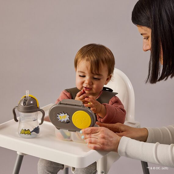 B.Box Mini Bento Snackbox – 2 Compartments, Color: Brown, 8 image