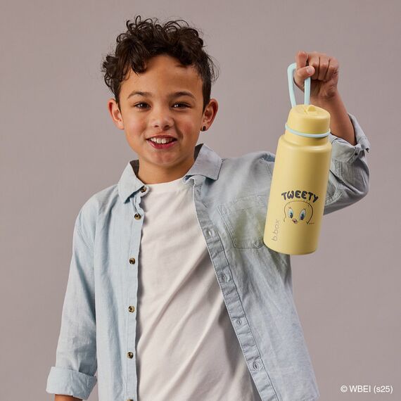 B.Box 1L Insulated Flip Top Bottle, Color: yellow, 6 image