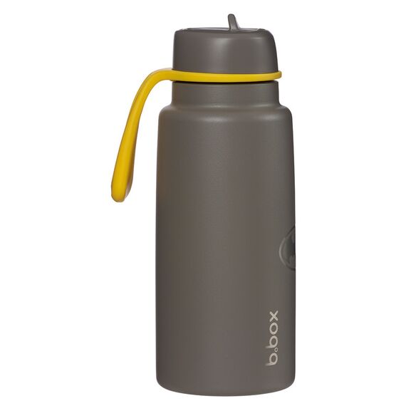 B.Box 1L Insulated Flip Top Bottle, Color: Brown
