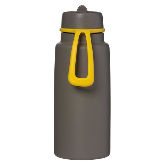 B.Box 1L Insulated Flip Top Bottle, Color: Brown, 3 image