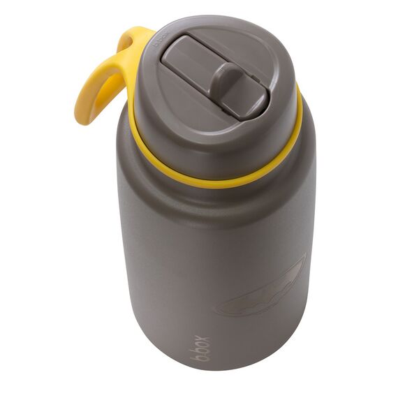 B.Box 1L Insulated Flip Top Bottle, Color: Brown, 5 image