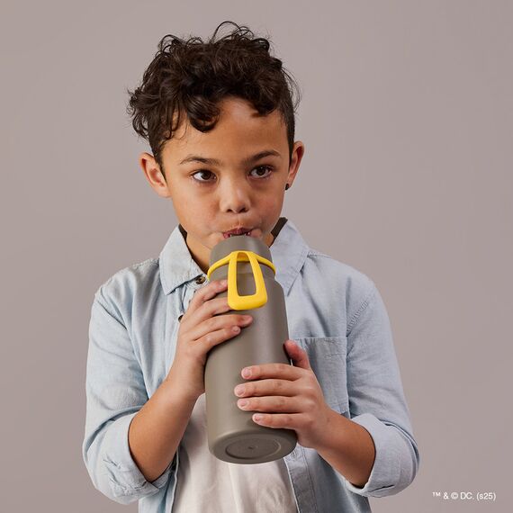 B.Box 1L Insulated Flip Top Bottle, Color: Brown, 8 image