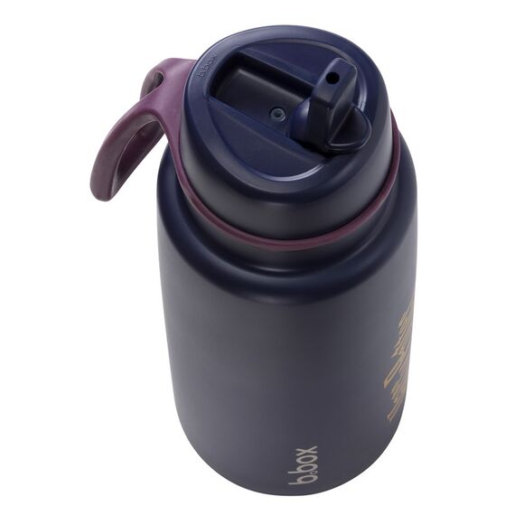B.Box 1L Insulated Flip Top Bottle, Color: Blue, 4 image