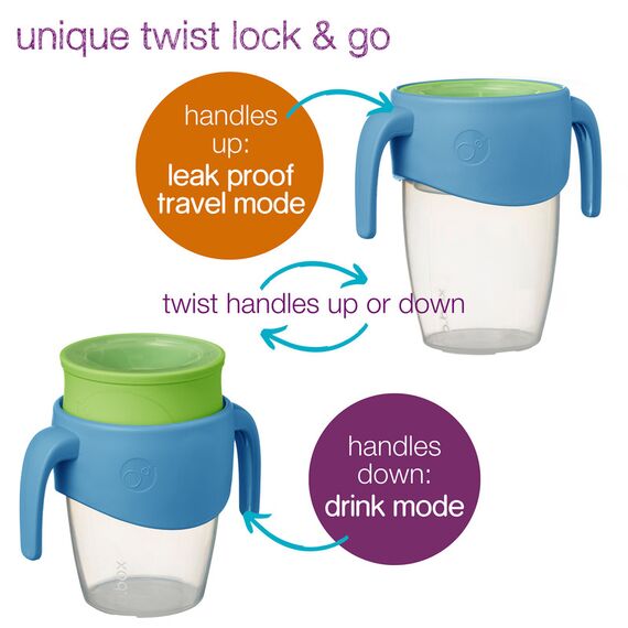 B.Box 360 Cup 250ml, Color: Ocean Breeze, 2 image