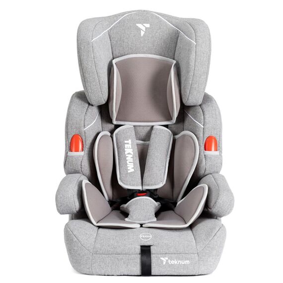 Teknum Nova Car Seat Travel Combo Group 1/2/3 9Kg-36Kg With Luxury Diaper Bag, Color: Grey, 4 image