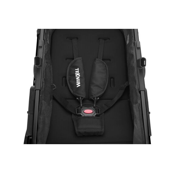 Teknum 3In1 Baby Stroller Travel System Sleeping Bassinet Extra Wide Seat 360° Rotating Wheels Fully Reclinable Car Seat Compatible Coffee Holder Spill Proof Mat 0-3 Years, Color: Dark Grey, 8 image