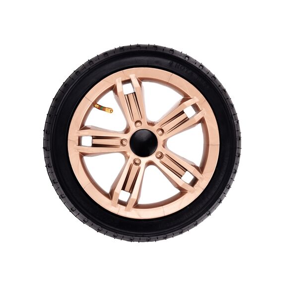 Teknum 3In1 Baby Stroller Travel System Sleeping Bassinet Extra Wide Seat 360° Rotating Wheels Fully Reclinable Car Seat Compatible Coffee Holder Spill Proof Mat 0-3 Years, Color: Black & Gold, 17 image