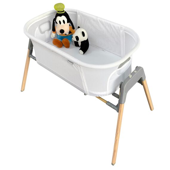 Teknum 3In1 Baby Rocker Bassinet Infant Crib With Mosquito Net 0-6 Months, Color: White, 7 image