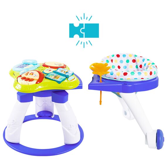 Teknum 3In1 Rotating Play Table Activity Center 6+ Months 15Kg, Color: Blue, 10 image