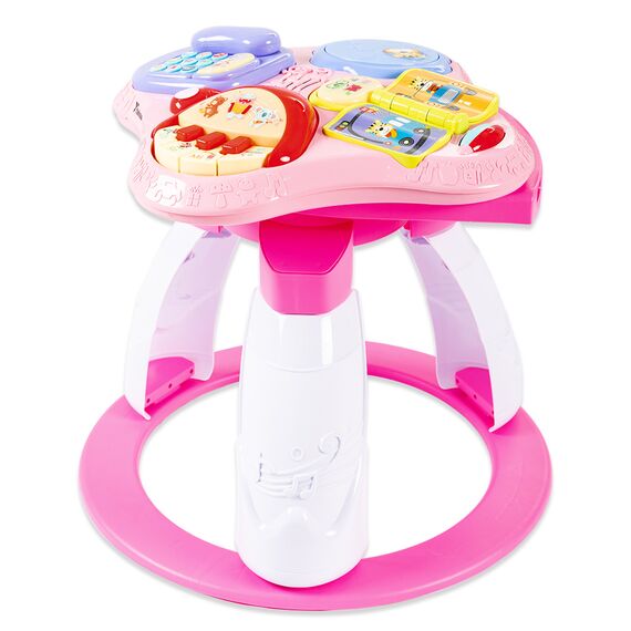 Teknum 3In1 Rotating Play Table Activity Center 6+ Months 15Kg, Color: pink, 5 image