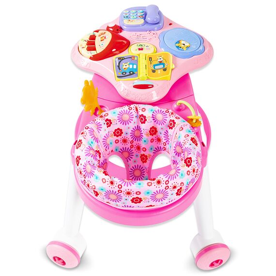 Teknum 3In1 Rotating Play Table Activity Center 6+ Months 15Kg, Color: pink, 6 image
