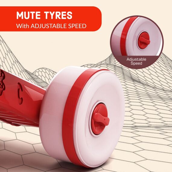 Teknum 3In1 Baby Walker Learning Table Game Panel With Musical Keyboard 6+ Months, Color: red, 6 image