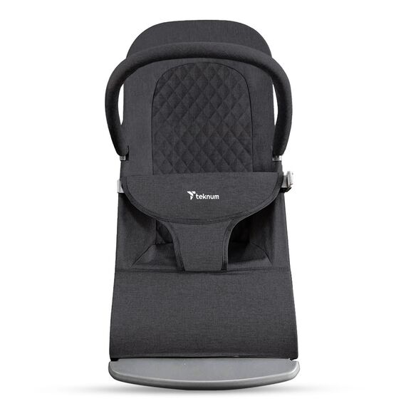 Teknum 3 Stage Baby Bouncer Recliner Seat 0-6 Months 9Kg, Color: Black