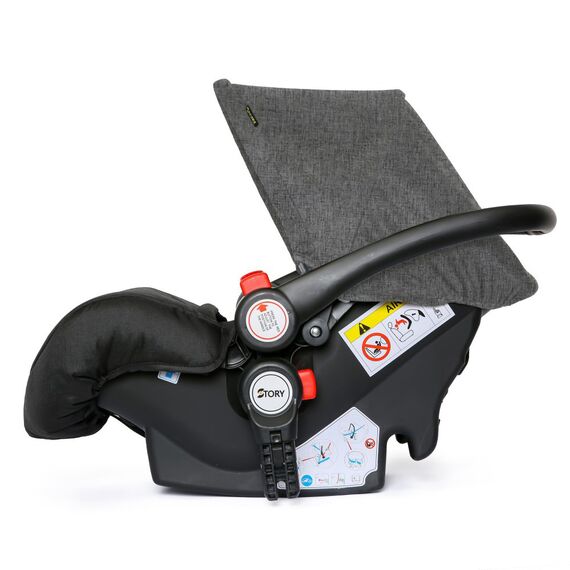Teknum Infant Car Seat 0-12 Months 0-13Kg, Color: Dark Grey, 5 image