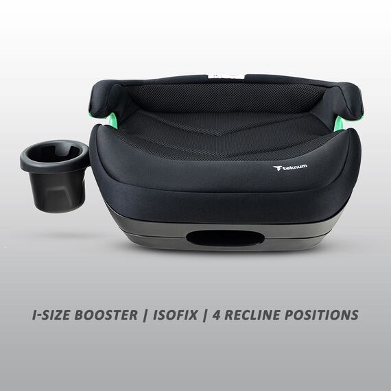 Teknum I-Size Car Seat Booster Isofix 4 Recline Modes 22Kg–36Kg 125–150Cm, Color: Black, 3 image