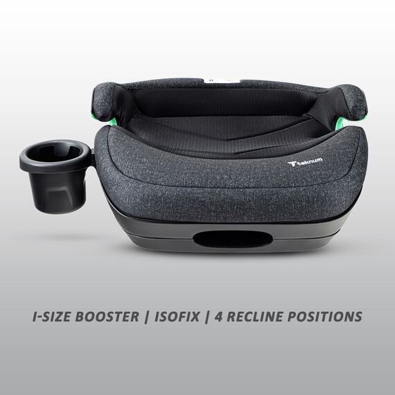 Teknum I-Size Car Seat Booster Isofix 4 Recline Modes 22Kg–36Kg 125–150Cm, Color: Grey, 3 image