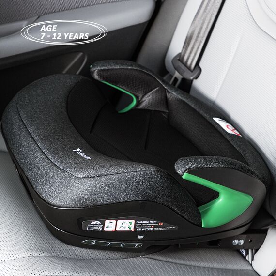 Teknum I-Size Car Seat Booster Isofix 4 Recline Modes 22Kg–36Kg 125–150Cm, Color: Grey, 13 image