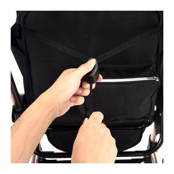 Teknum 3In1 Baby Stroller With Bassinet Reversible Seat 0-3 Years 18Kg, Color: Khaki, 7 image